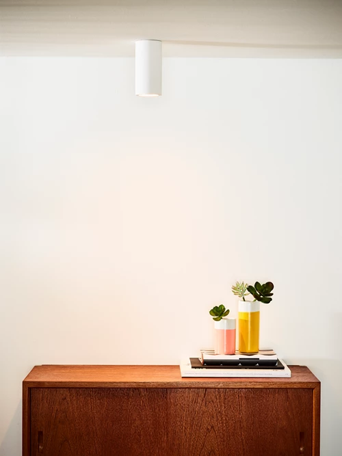 Lucide GIPSY - Deckenstrahler - Ø 7 cm - 1xGU10 - Weiß - Atmosphäre 1